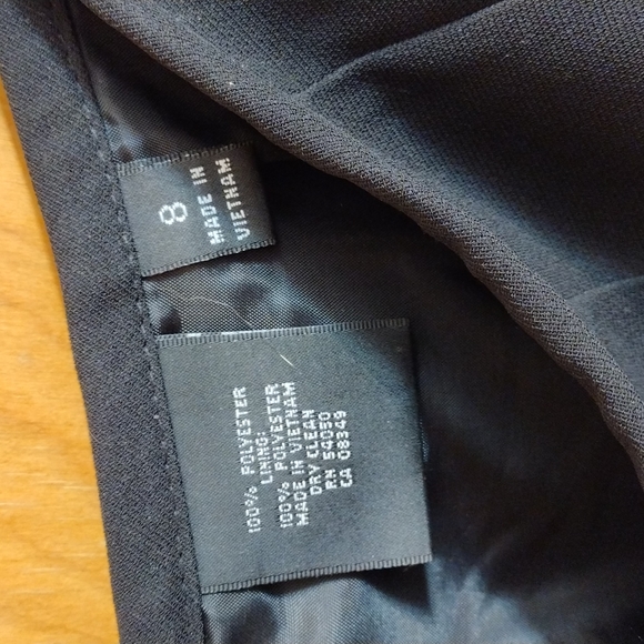 Kasper Black Suit skirt Size 8 - Picture 3 of 6